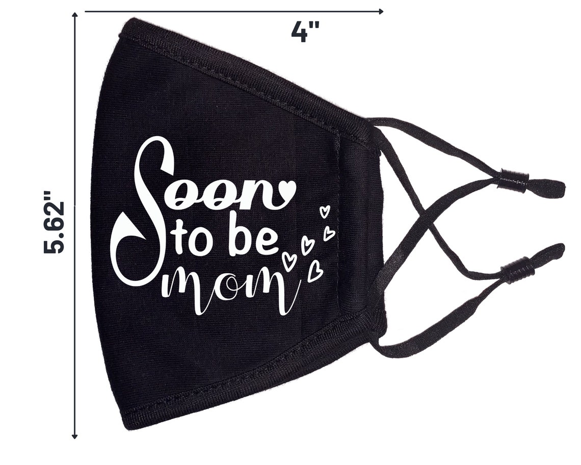Soon To be Mom Mask Parents to be Masks Mommy Face Masks Etsy