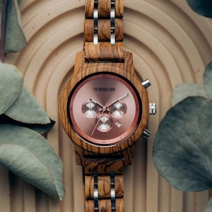 Harbor Island - Wooden Watch For Women, Engraved Wood Watch,Personalised womens minimalist Watch,Anniversary Gift For Her,Mothers Day Gift