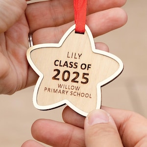 Personalised Class of 2025 School Leavers Medal – Whole Class Gift for Pupils – Year 6 or Nursery Graduation Keepsake – Pre School Medal