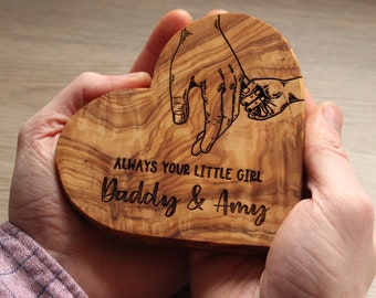 Décoration de petite fille à papa, cadeau d'une fille à papa, cadeau papa d'un bébé, cadeau d'une fille, cadeau nouveau-né pour papa, fête des pères pour papa