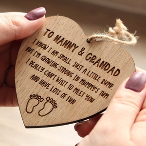 Grandparents To Be Gift, Grandparents Gift From Bump, Pregnancy Announcement Gift, You&#39;re Going To Be Grandparents, New Grandparents Gift