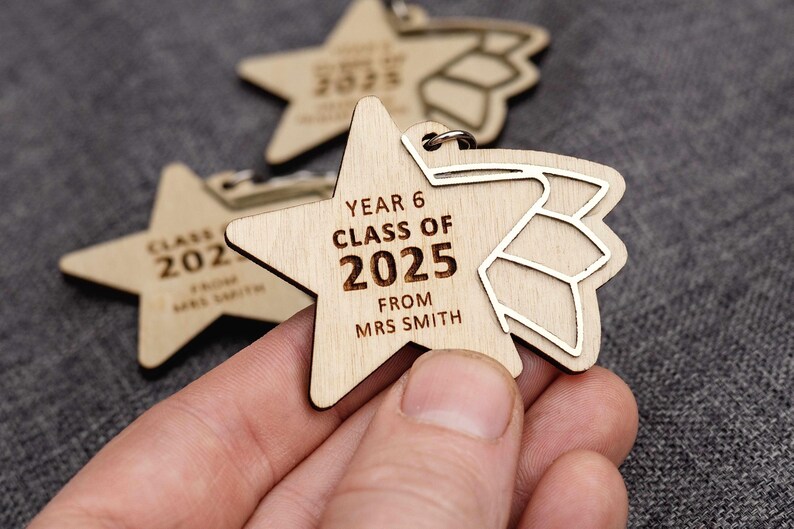 Class of 2025 School Leavers Shooting Star Keyring – Year 6 Gift From ...