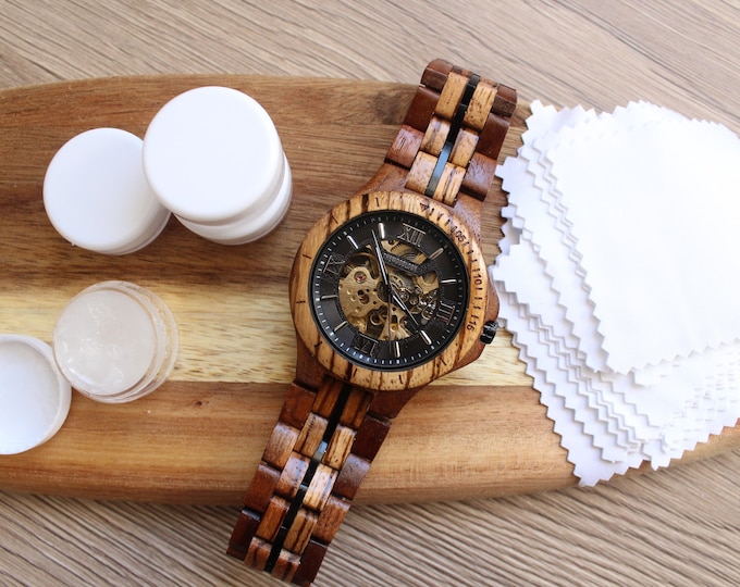 Wood Oil & Cloth For Wooden Watches