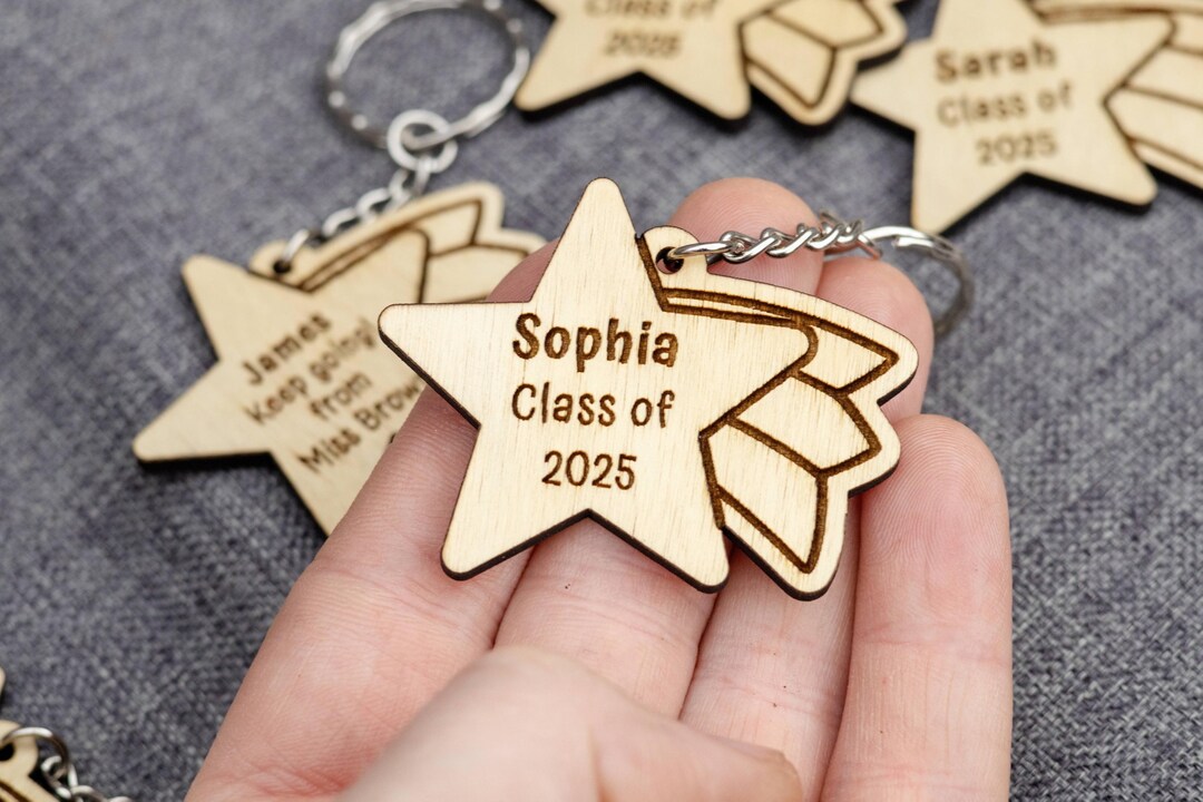Class of 2025 Shooting Star Keyring – Year 6 Leavers Gift, Pupil Medal ...