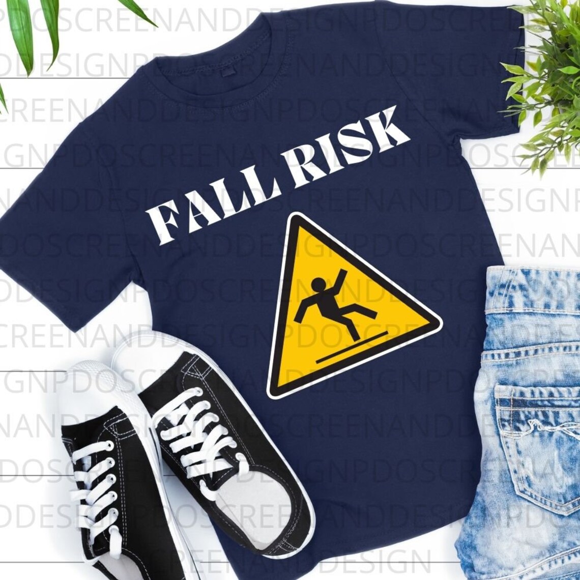 Fall Risk Funny Mountain Bike SVG, PNG, Funny Tees, Fall Risk Mountain ...