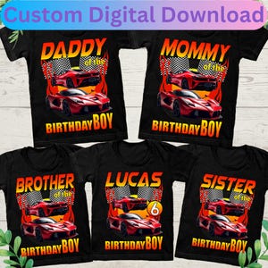 Camiseta personalizada de aniversário de supercarro, Hot Wheel, camiseta de aniversário Hot Wheel, presente de aniversário, aniversariante, camiseta de festa Hot Wheel, Hyper Car