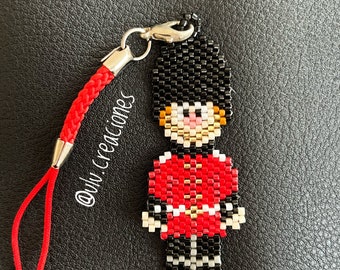 London Guard charm, charm for telephone, English Teacher gift, charm for bag, UK souvenirs, gift for her birthday