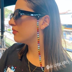 Beaded glasses chain, sunglasses chain