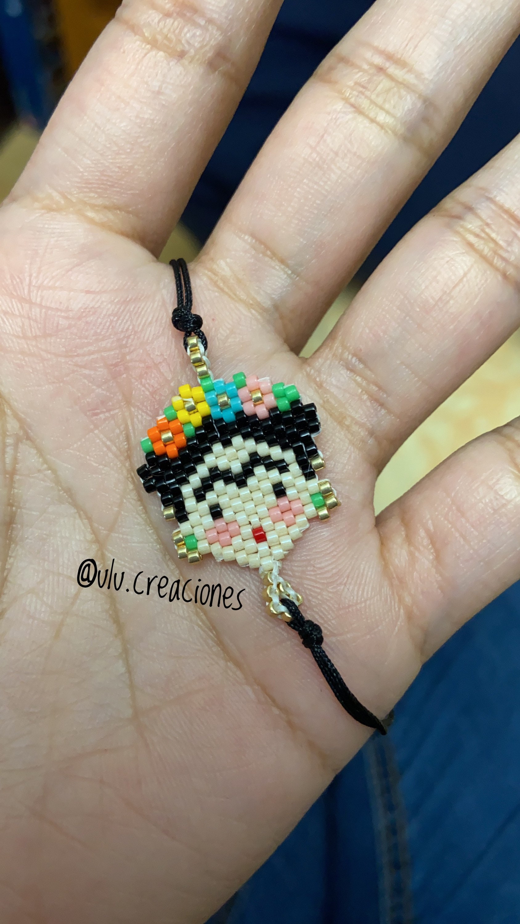 Frida kahlo beaded bracelet sale