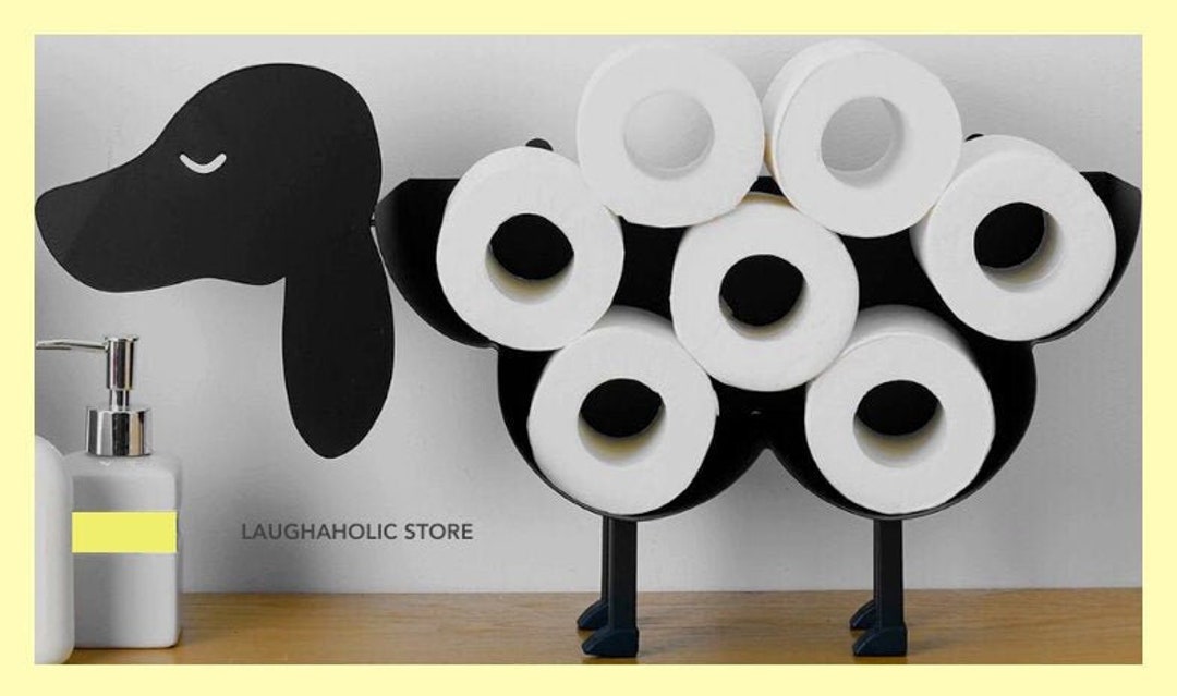 Toilet Roll Holder Dog. Toilet Paper Holder. Freestanding & Etsy