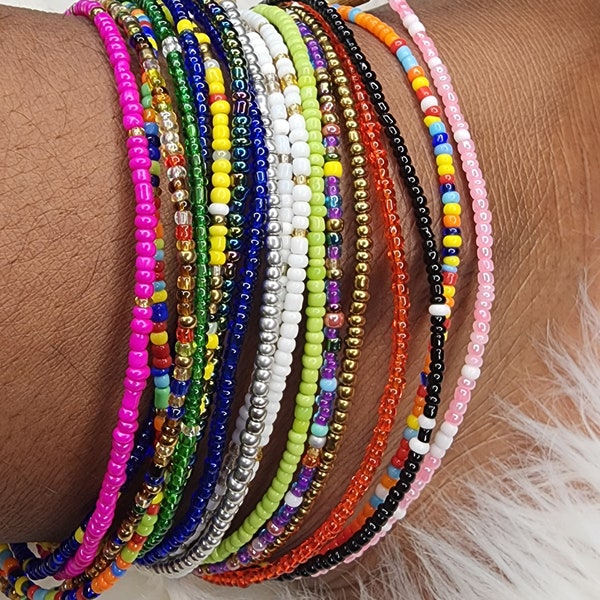 African ankle beads, multicolor ankle beads, african beads, maasaï beads, ankle,