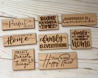 Tiered tray signs, farmhouse signs, tiered tray accessories, Family signs, wood signs, small signs.