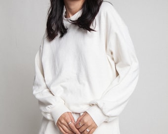 Orejas Women's Hemp Organic Cotton Oversized Sweatshirt Lounge Wear TOP - Knitted French Terry Materials, Hemp Fashion