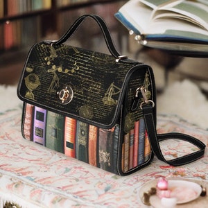 Vintage online book satchel