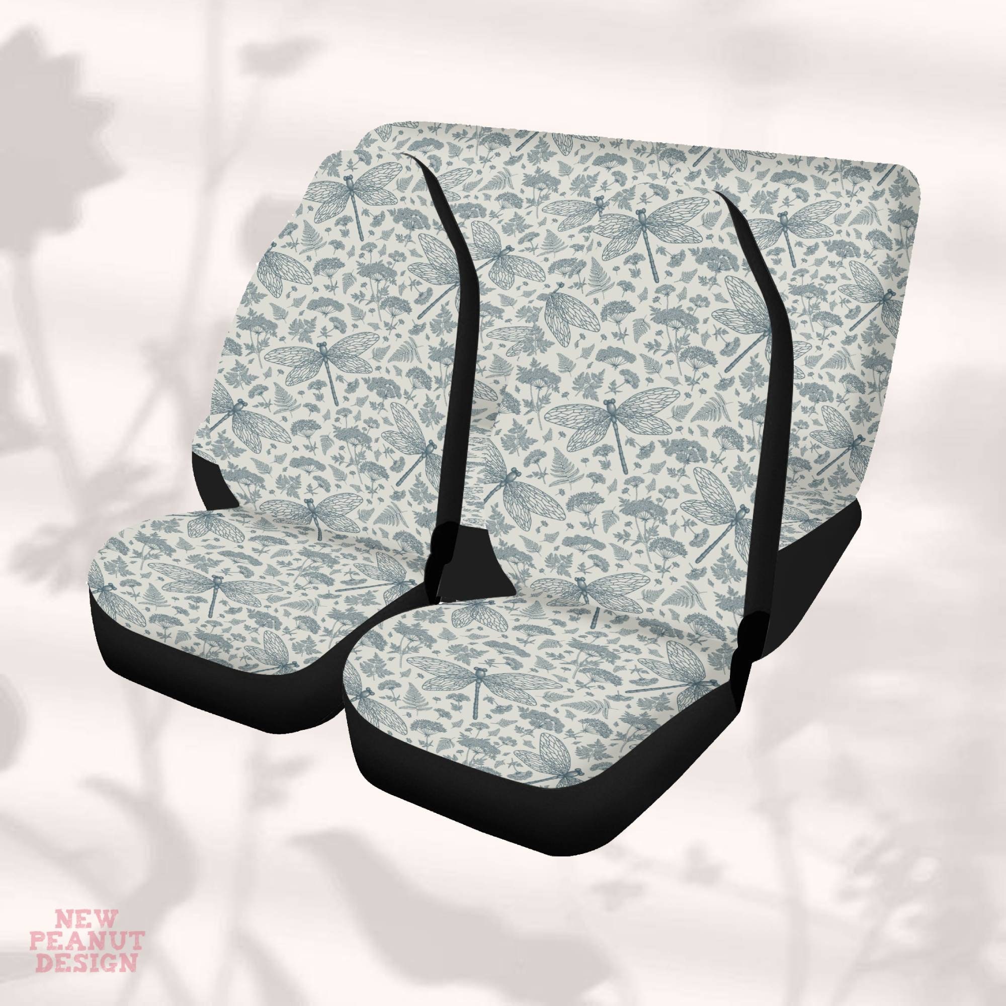 Dragonfly Car Seat Cover, Cottagecore Seat Covers, Car Seat Covers for