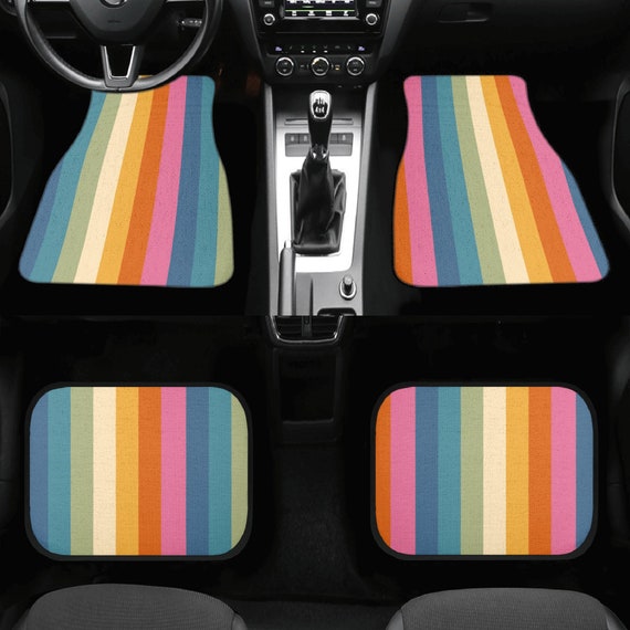 Buy Car Mats Car Mats Set Rainbow Car Floor Mats for Women Car