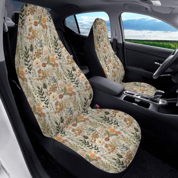 Green Dragonfly Car Seat Covers Custom Green Car Accessories