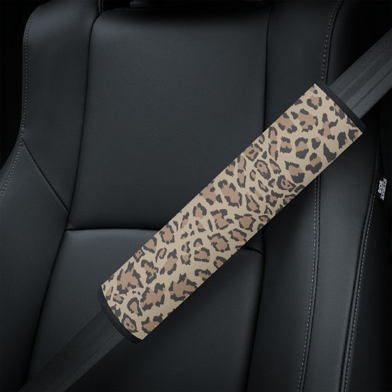 Leopard Print Sicherheitsgurt Abdeckung niedlich, Beige Sicherheitsgurt  Abdeckung, Animal Print Auto Sicherheitsgurt Pad, Autozubehör für Frauen,  Auto Geschenk für Sie -  Österreich