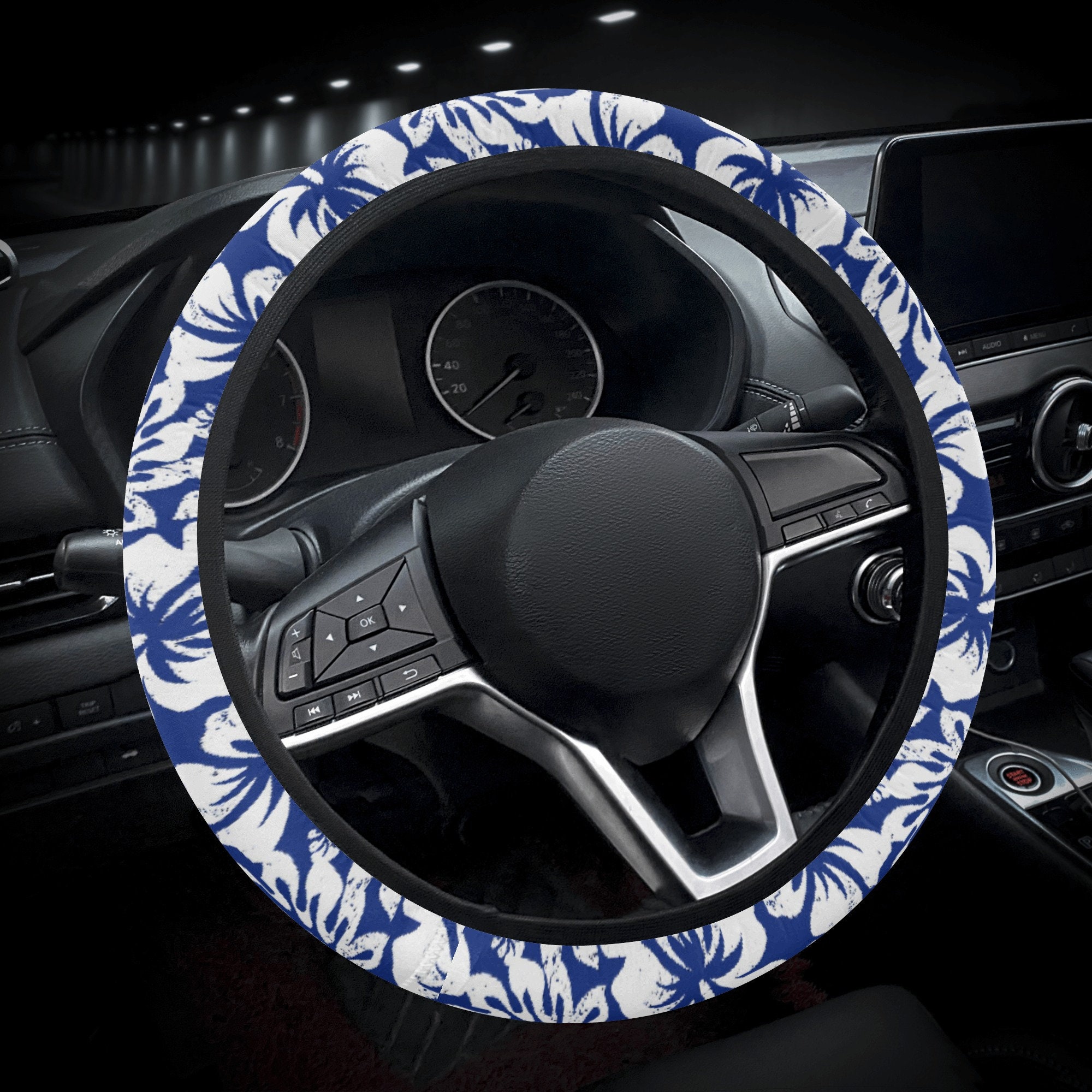Amazon.com: Guozhida Steering Wheel Covers Watercolor Floral
