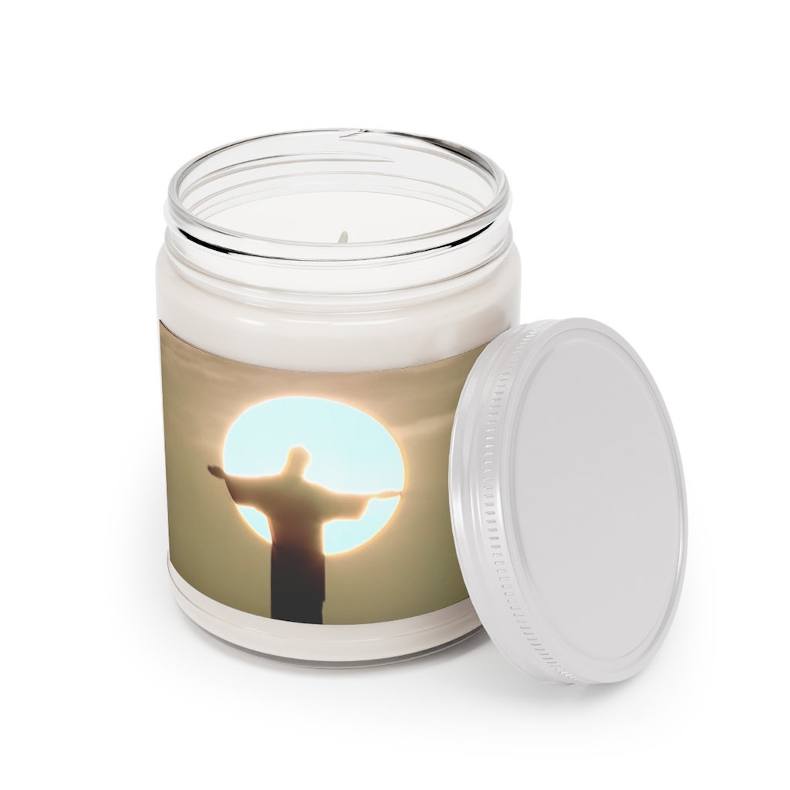 Jesus Candle Jesus Gift Catholic Christmas Candle Christian Etsy