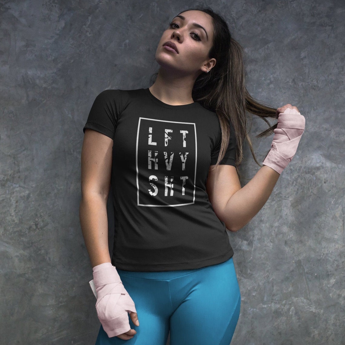 Lifting Shirt For Women Lft Hvy Sht Gym Tee Workout Top Etsy