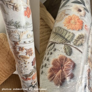 Cottagecore Flower Meadow Round Rug, Floral Round Area Rug Wildflowers ...