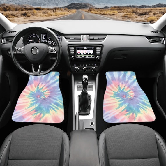 Buy Tie Dye Car Mats Pink Blue Car Floor Mats Car Floor Mats for