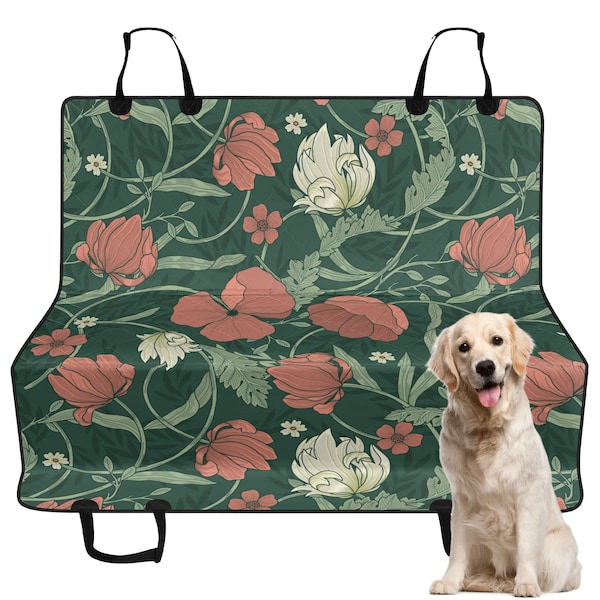 Floral Trippy Pet Car Seat Cover main image 0