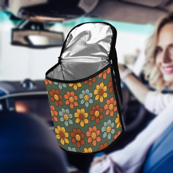 Acheter Mini poubelle de voiture avec couvercle et Clip, poubelle  automatique, organisateur intérieur, accessoires