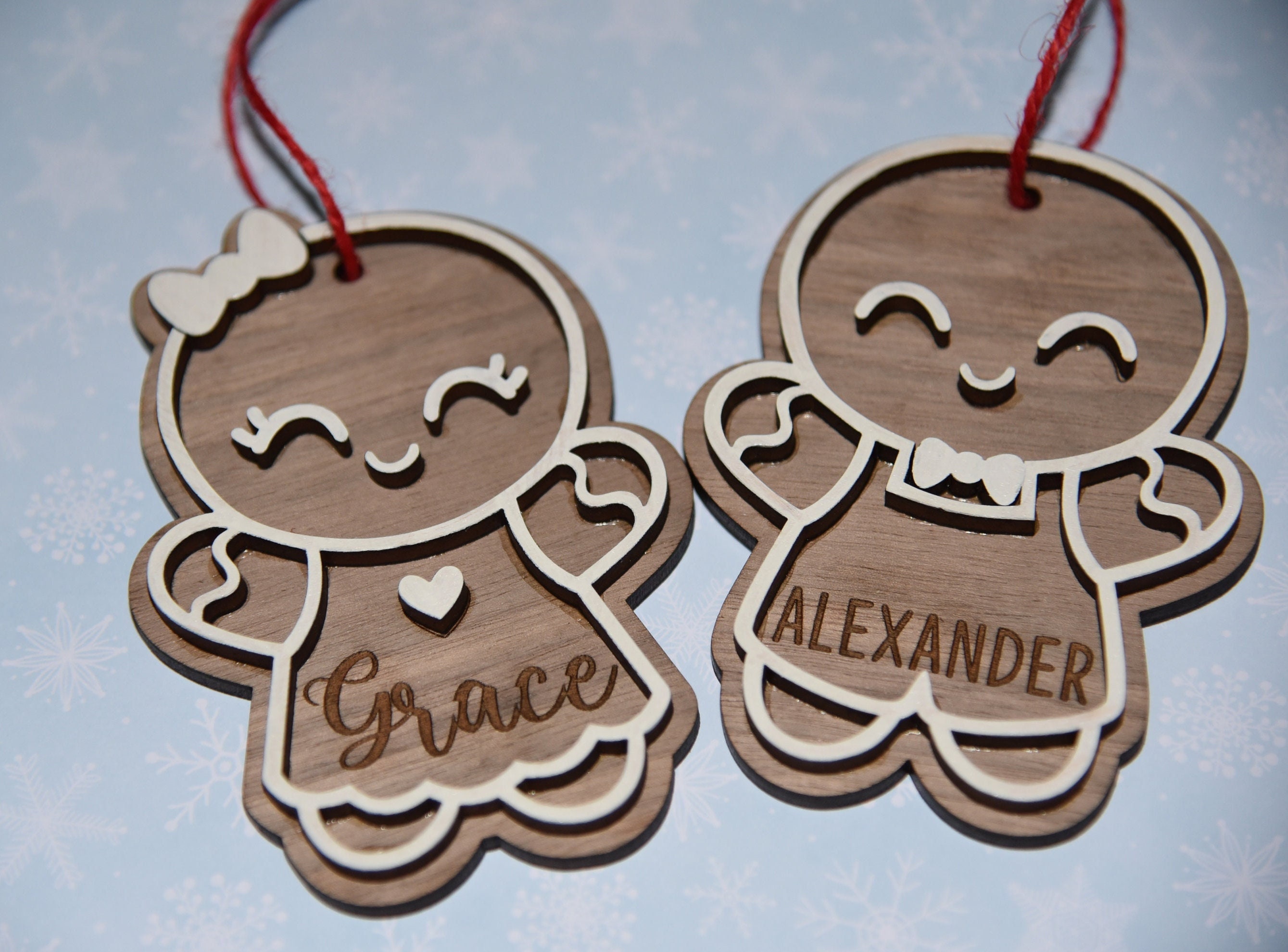 Personalized Gingerbread Ornament Personalized Ornament Etsy UK