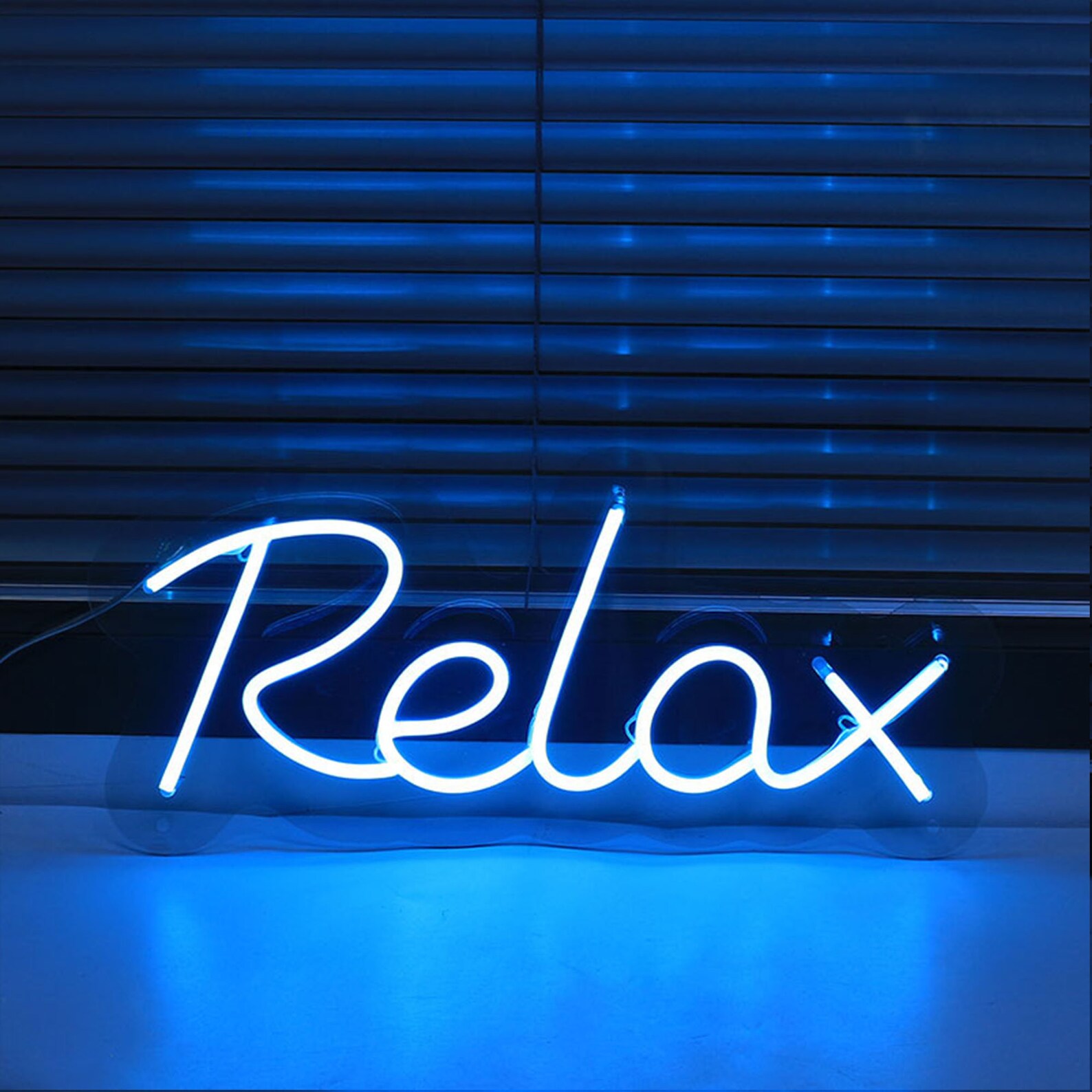 Custom Neon Sign Relax Neon Signs Wall Art Decorations Bar Etsy