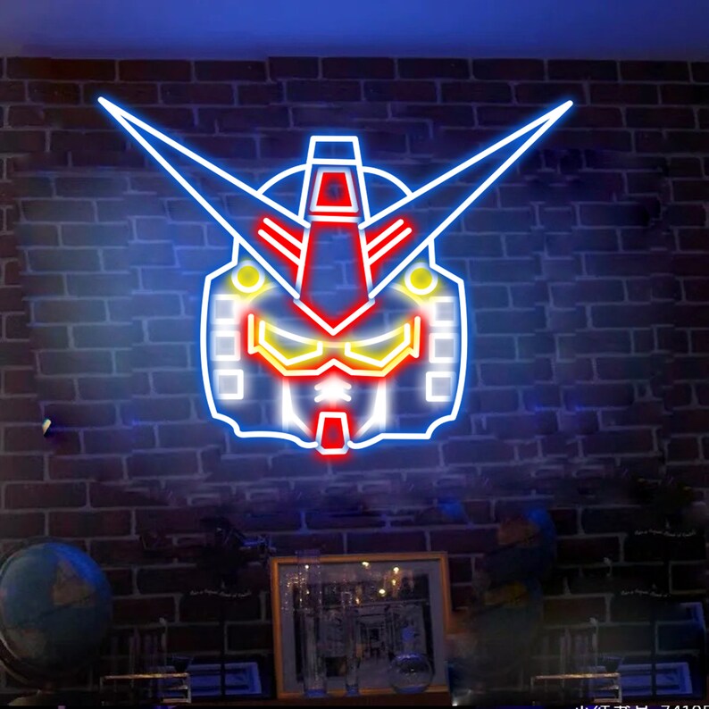 Gundam Neon Lightcustom Neon Sign Anime Led Sign for Bedroom | Etsy
