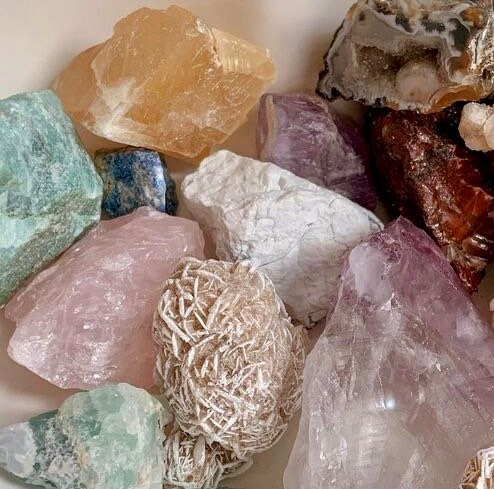 raw crystal mystery bundle - intuitively chosen - rough stone - ethic…