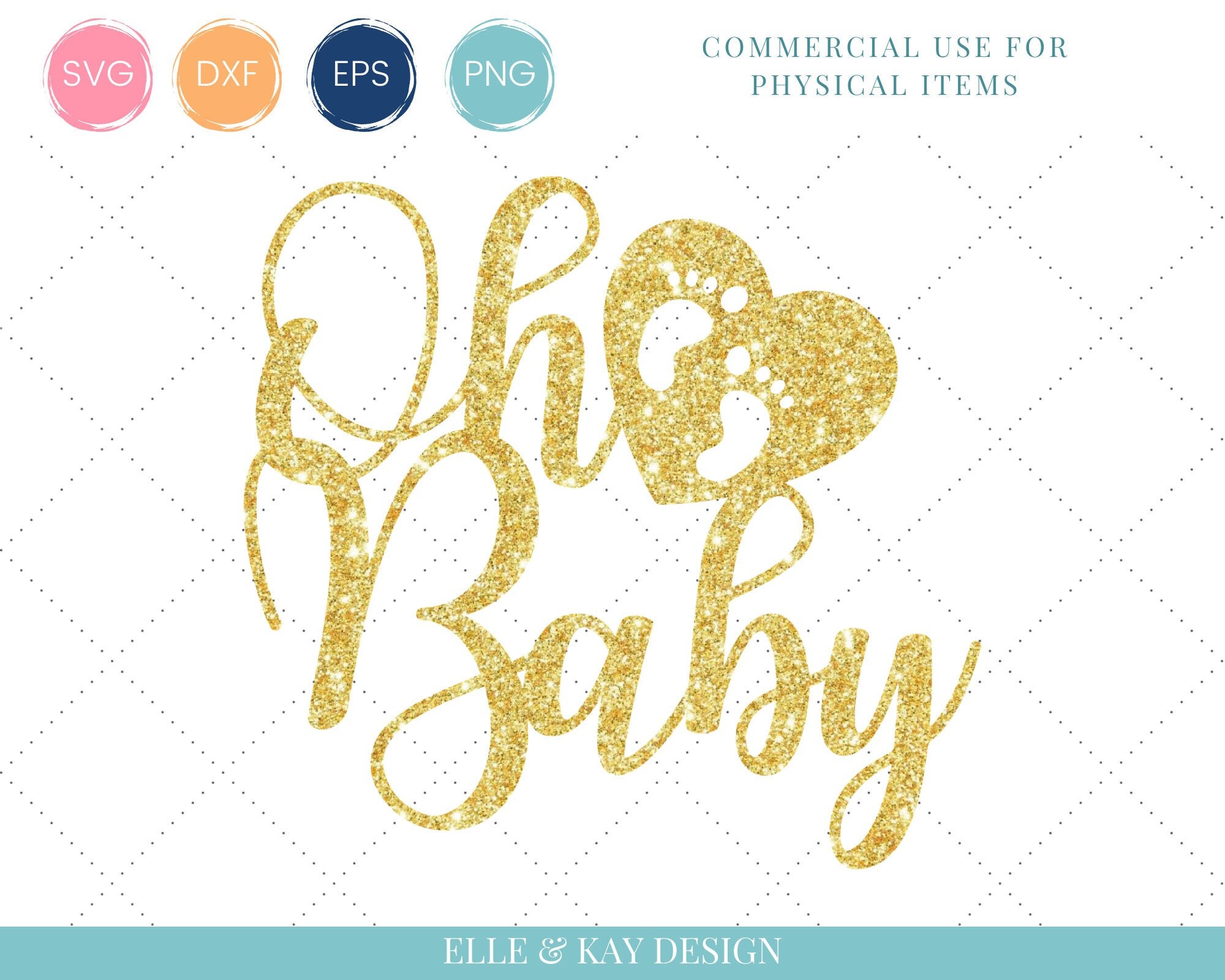 SVG para baby shower cake topper svg nuevo baby cake topper svg archivo