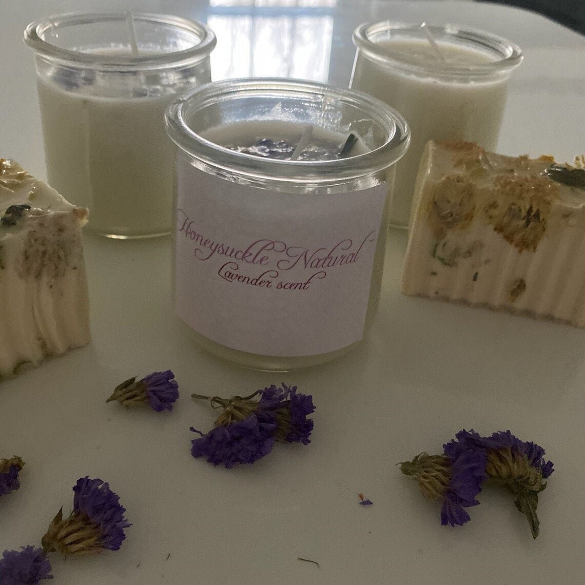 Lavender scent Candle Etsy