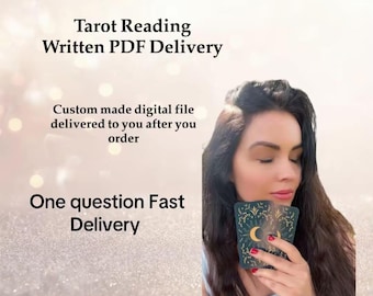 Lettura dei tarocchi scritta in PDF personalizzata stessa ora 1 Q