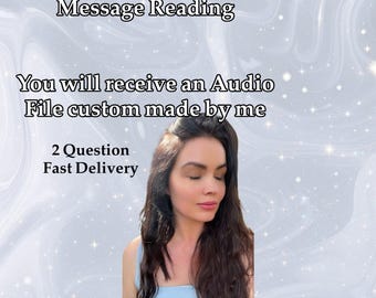 Lettura dei tarocchi / Scritta personalizzata (registrazione audio) 2 domande