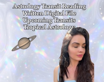 Lettura dei transiti astrologici scritta e personalizzata tramite download digitale: consegnata in 24 ore. Astrologia psichica