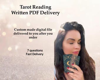 Lettura dei tarocchi 7 domande scritte in PDF personalizzato