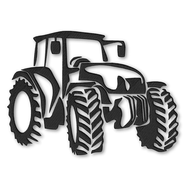 Farm Tractor v2 Borduurontwerpen Machine Instant Digitale Download Pes Hus-bestand