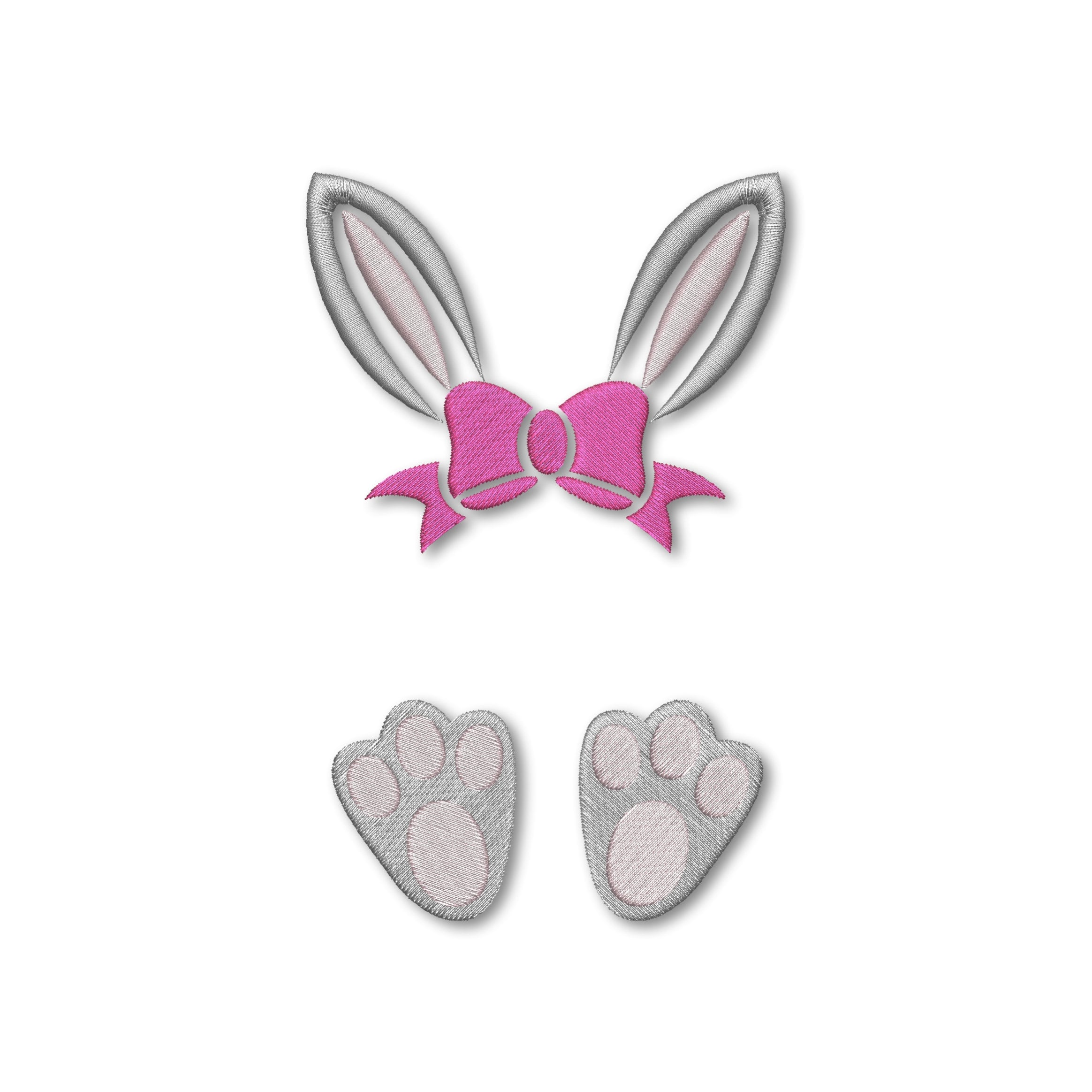 Easter monogram bunny ears embroidery designs machine instant  etsy Easter monogram bunny ears embroidery designs machine instant  etsy