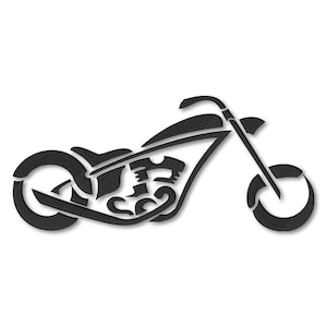 Chopper Motorcycle Embroidery Designs Machine Instant Digital Download Pes Hus File