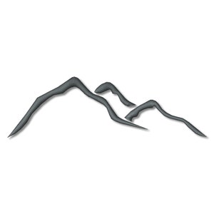 Mountains landscape Embroidery Designs Sketch Machine Instant Digital Download Pes Hus File v2