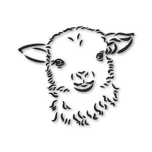 Sheep Sketch Embroidery Designs Machine Instant Digital Download Pes Hus File