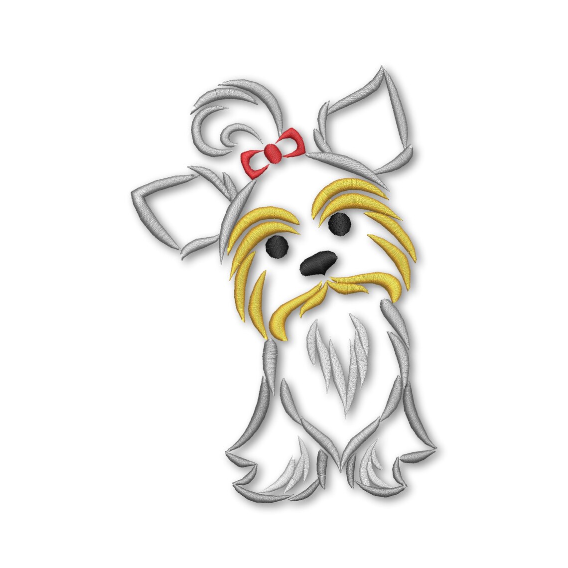 Yorkshire terrier dog pet embroidery designs sketch machine etsy Yorkshire terrier dog pet embroidery designs sketch machine etsy