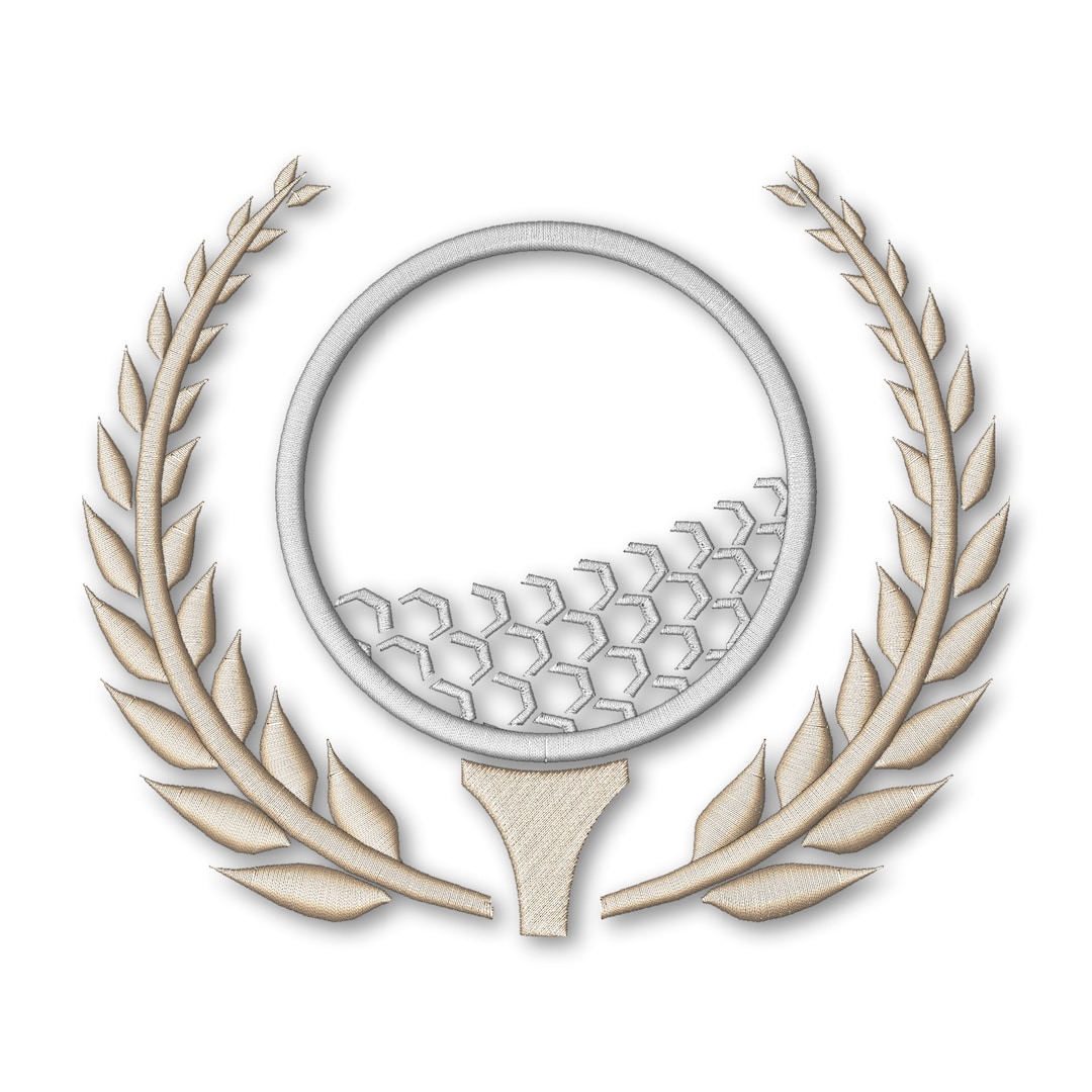 Golf Ball Embroidery Designs Machine Instant Digital Download Pes Hus