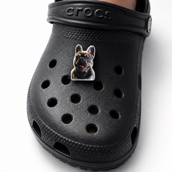 Custom Pet Photo Shoe Charm, Personalised Handmade Charm for Clogs, Dog Lover Gift