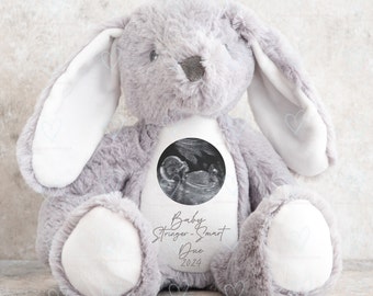 Personalised Teddy With Baby Scan Picture | Personalised Baby Announcement Teddy | Pregnancy Announcement Teddy | Pregnancy Keepsake