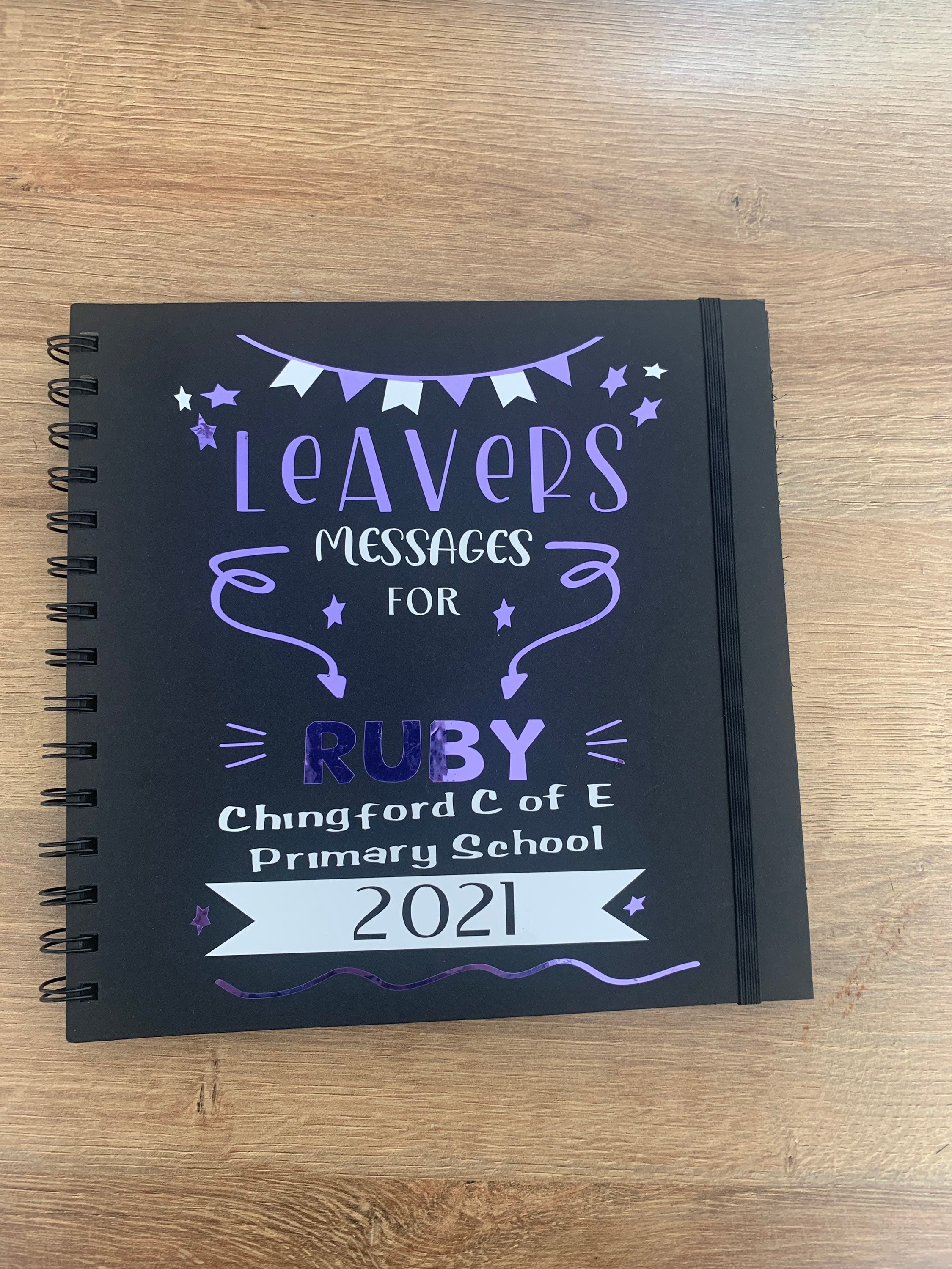 Messages for a school leavers notebook personalised notebook Etsy