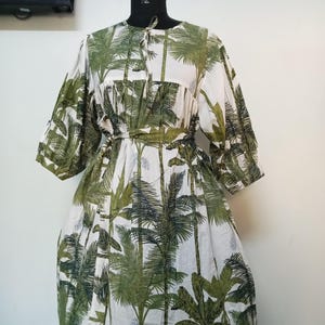 Handmade Cotton Summer Dress: Block Print Boho Style
